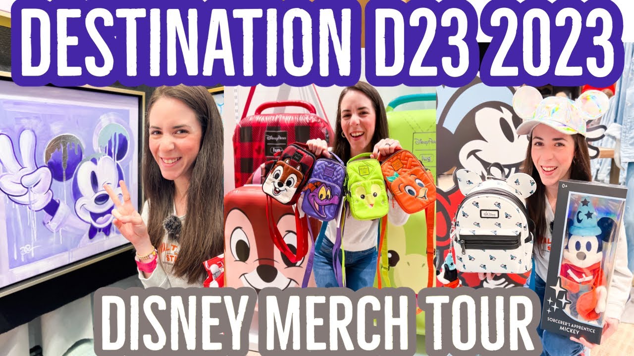DESTINATION D23 Merch Tour 2023 | Future Merch & Exclusives! | Walt Disney World | Disney Parks