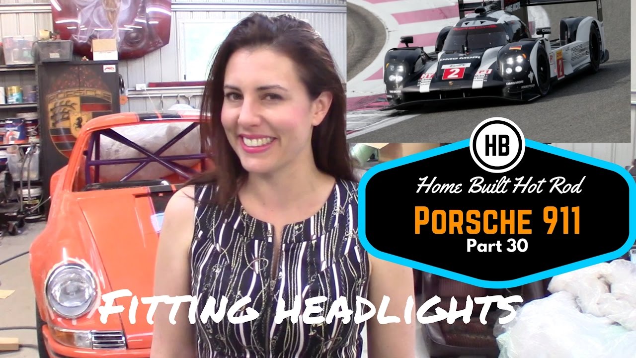 Сборка классического автомобиля Porsche 911, часть 30 — установка фар.