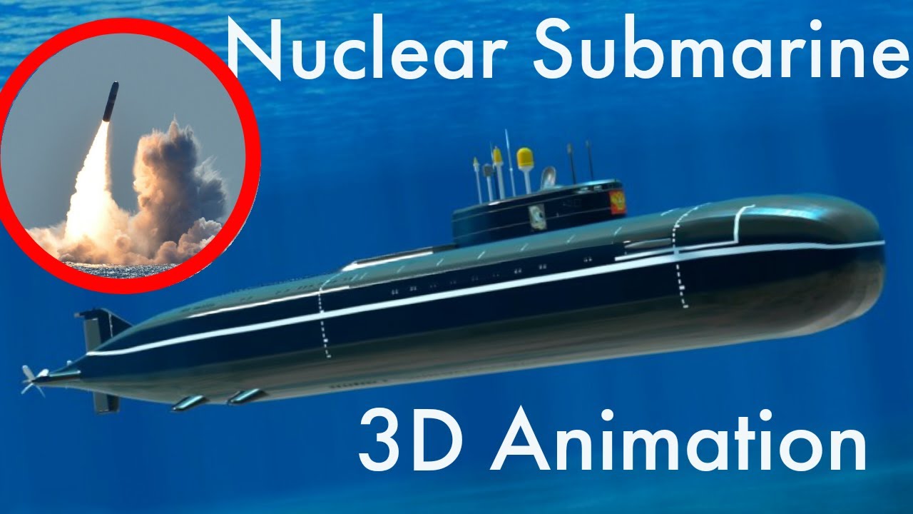 Как работает атомная подводная лодка?.. || 3D-анимация работы подводной лодки || учимся на базе