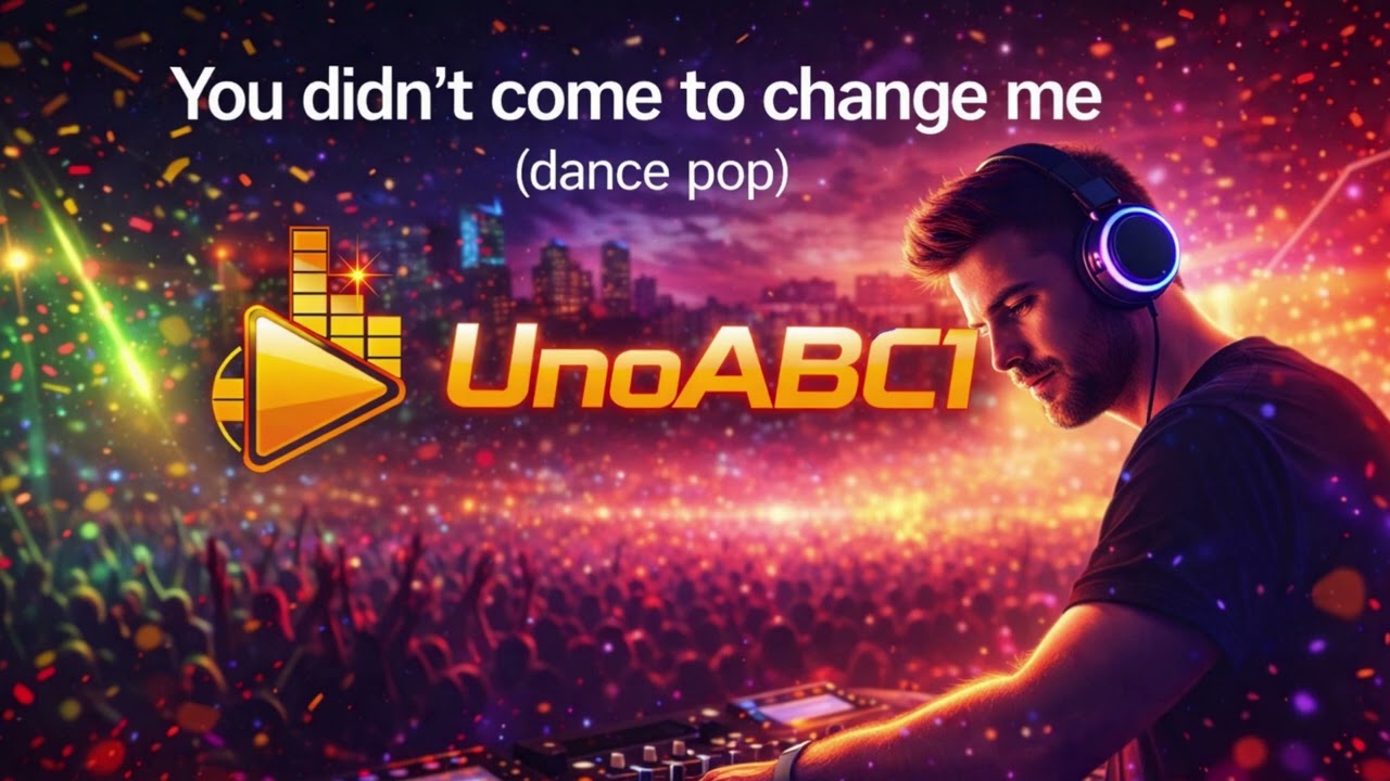 You didn’t come to change me(dance pop)