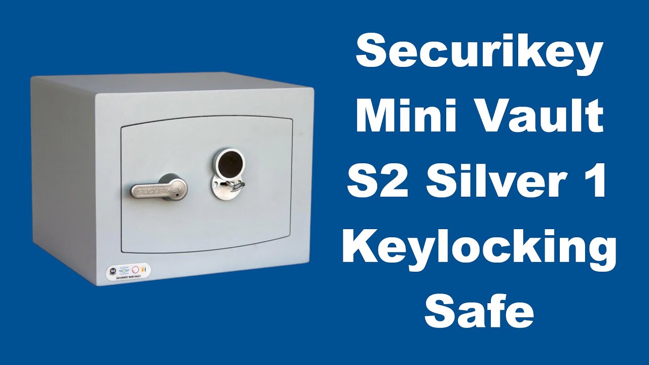 Securikey Mini Vault S2 Silver 1 Keylocking Safe