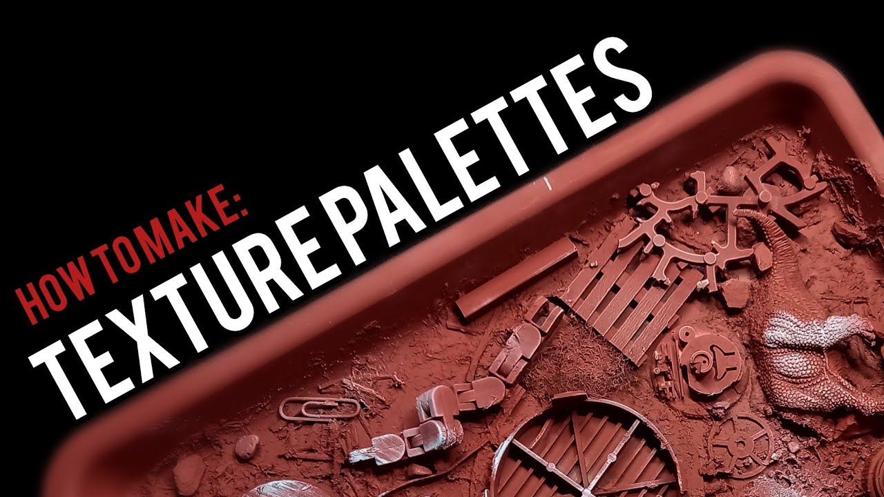 How to MAKE a TEXTURE PALETTE