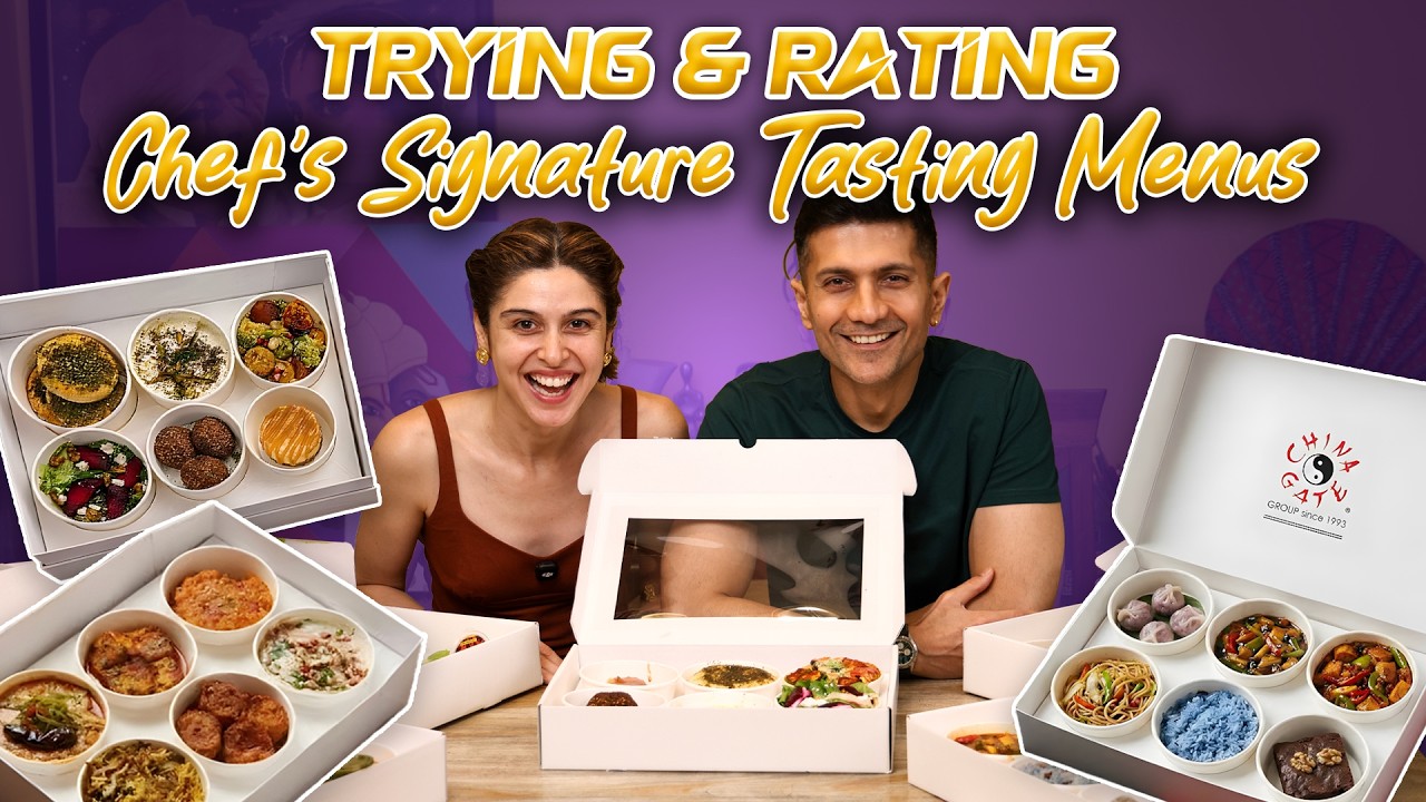 Trying & Rating Chefs Signature Tasting Menu Boxes!🍱