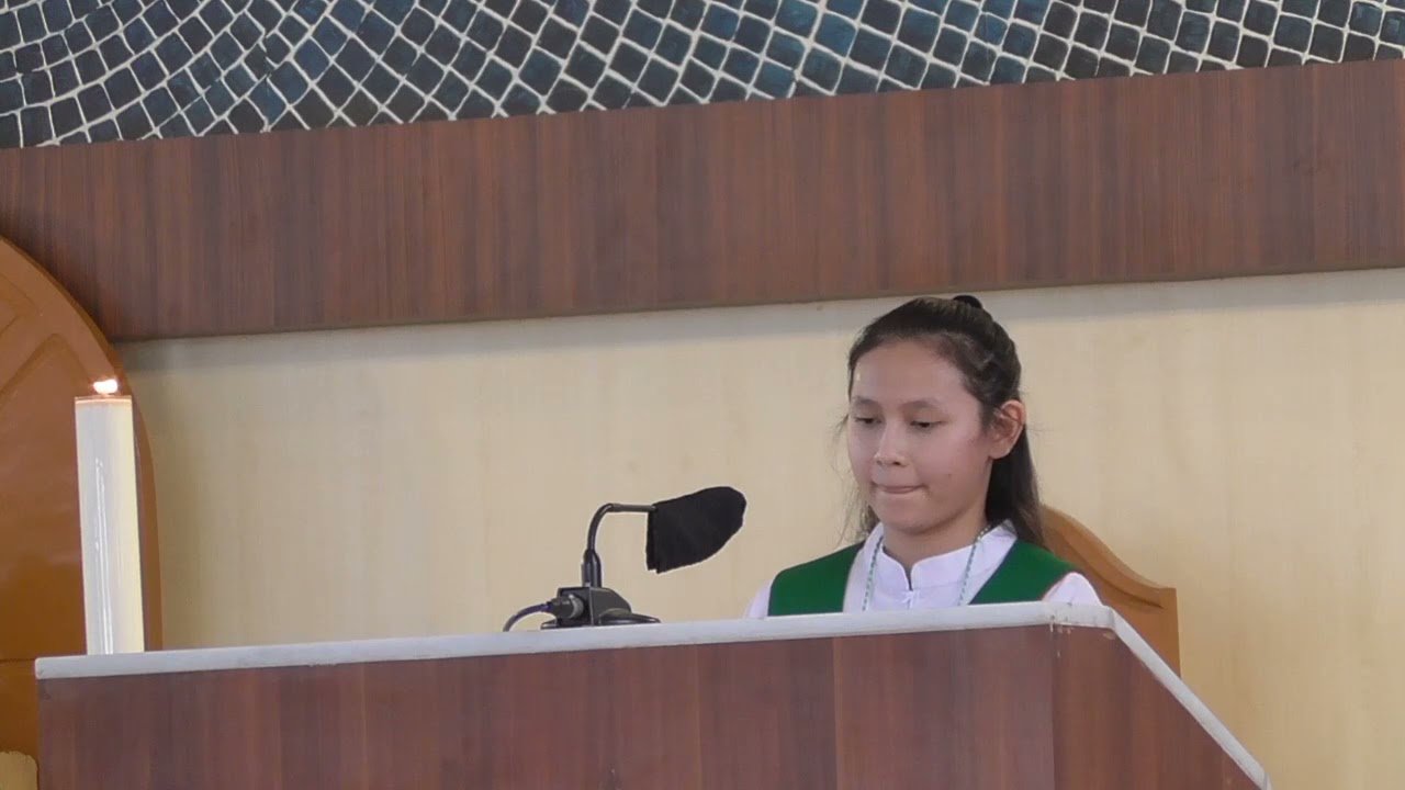 Kenyangkanlah kami dengan kasih setiaMu, supaya kami bersorak-sorai. Mazmur Tanggapan.