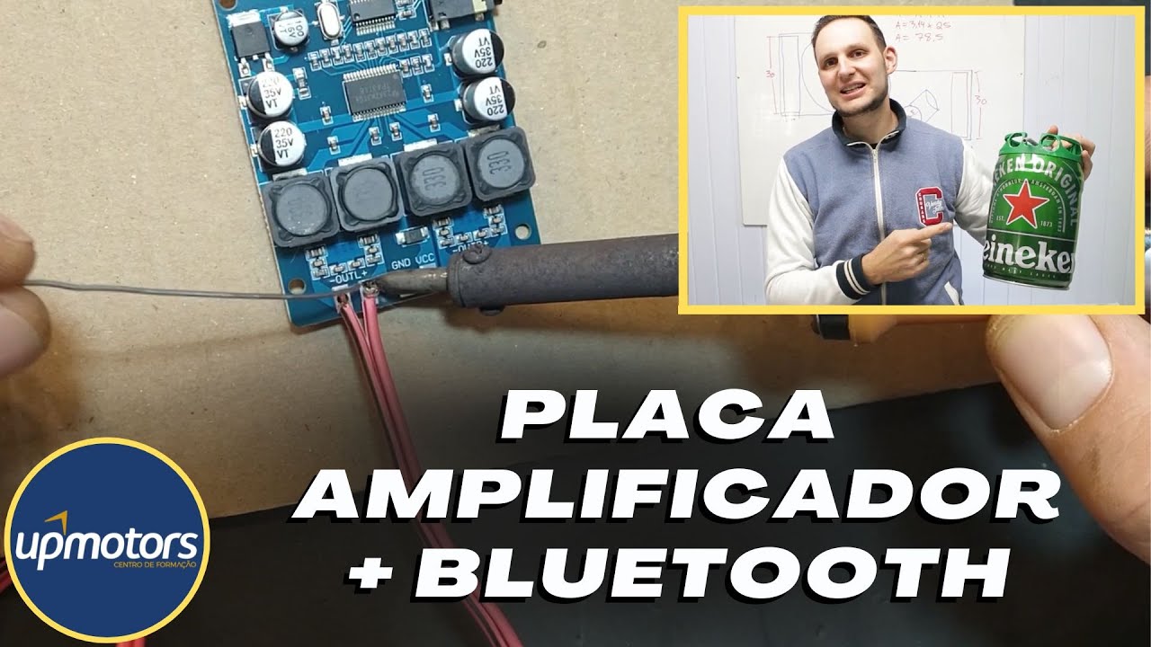 Placa 90w AMPLIFICADOR de ÁUDIO e BLUETOOTH BARATA Xh-m314 ; UPMOTORS