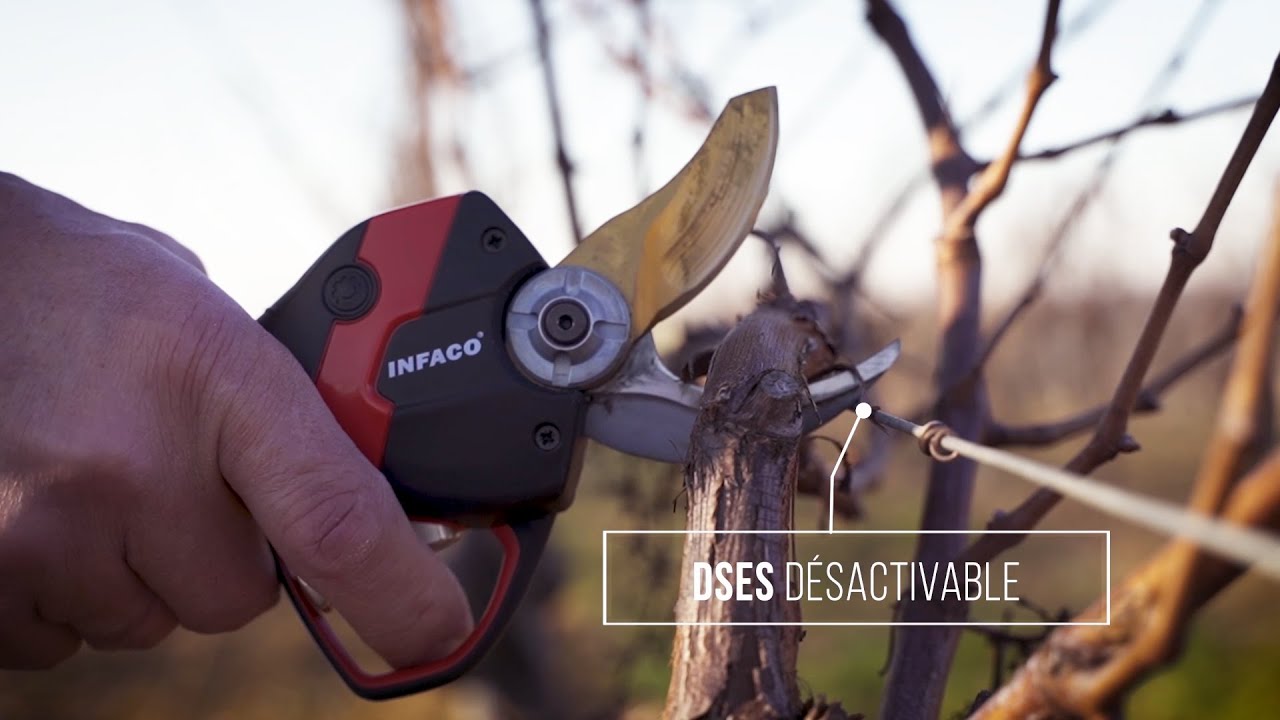 FR - VITICULTURE - Sécateur F3020 ELECTROCOUP - texte français - INFACO