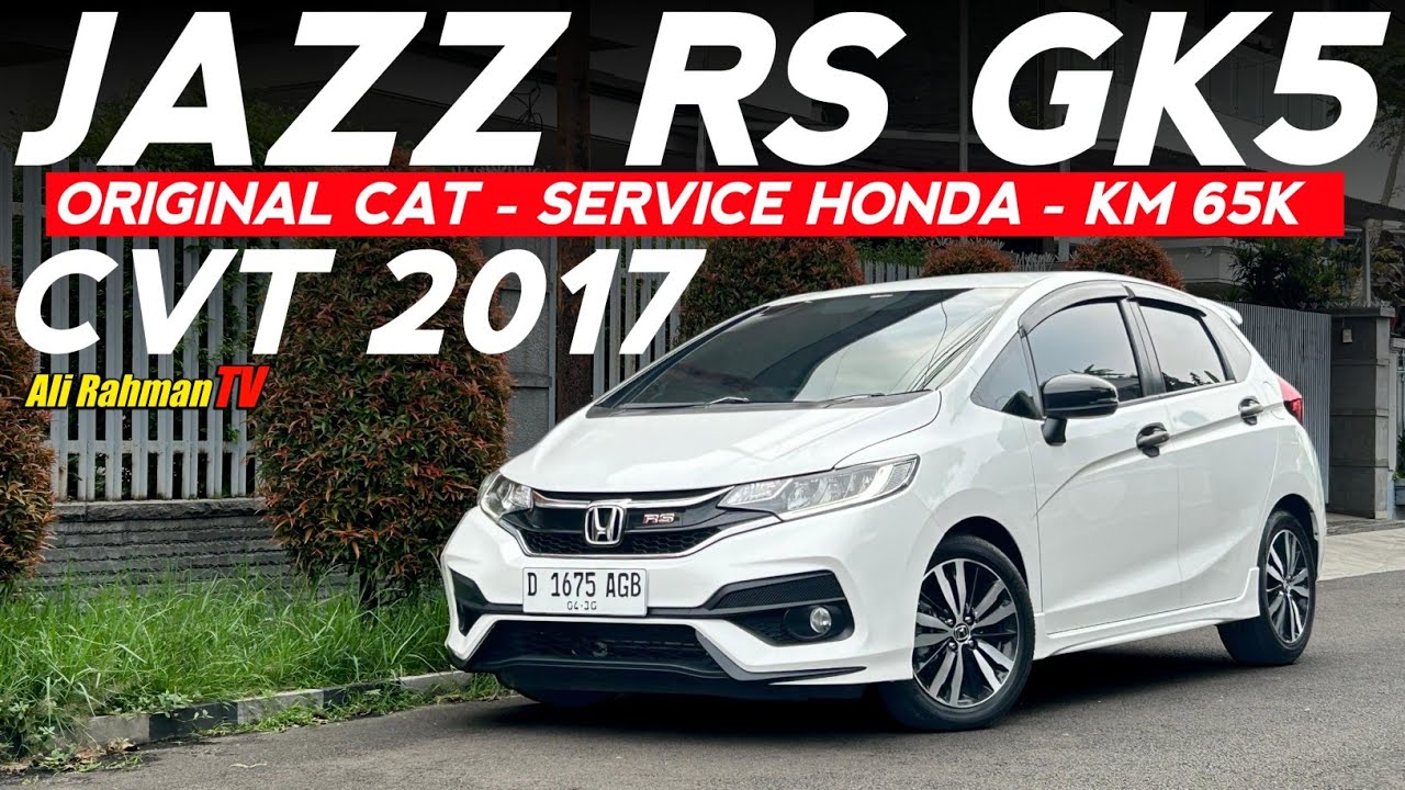DIJUAL JAZZ RS GK5 MATIC 2017 PUTIH BANDUNG | REVIEW MOBIL JAZZ RS GK5 INDONESIA