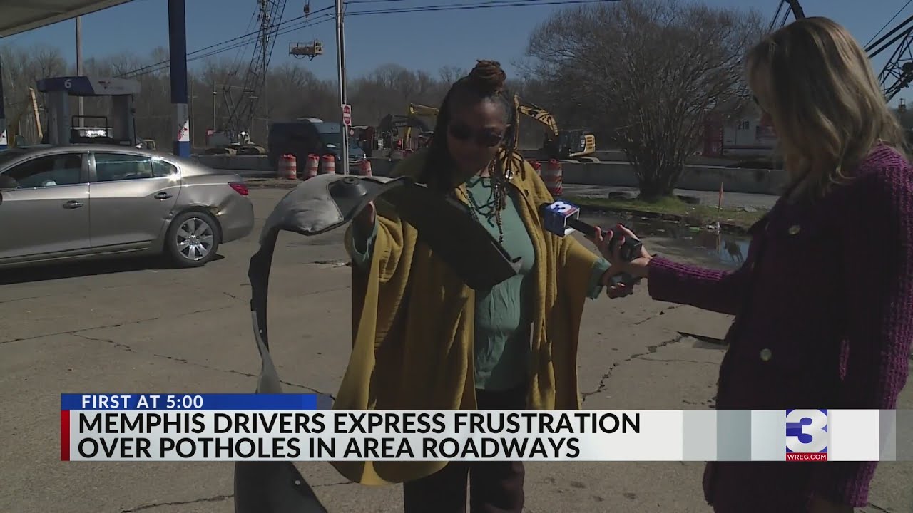 Woman's SUV damaged by giant pothole in Raleigh