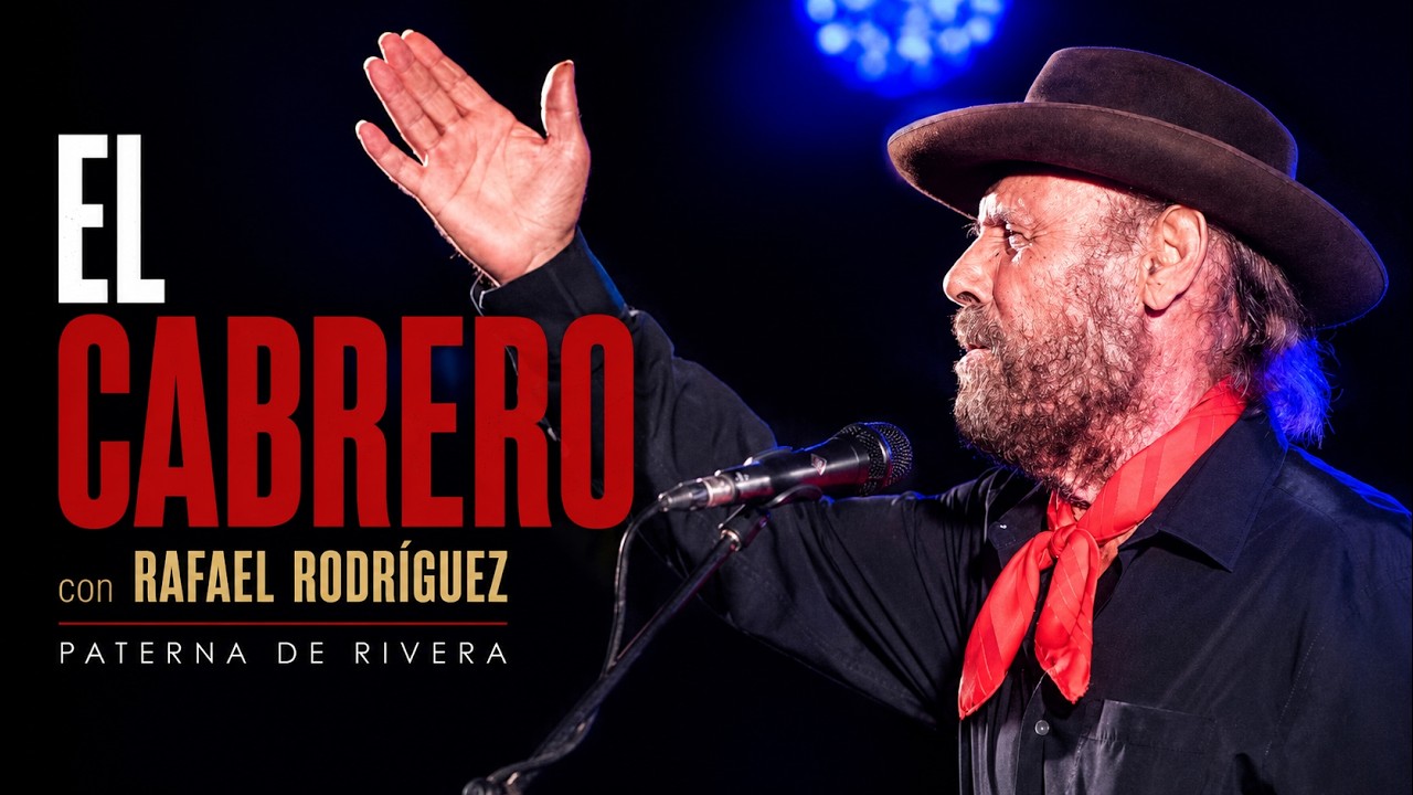 El Cabrero con la guitarra de Rafael Rodriguez en Paterna de Rivera