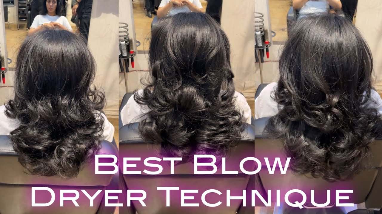 How To: Best Blow Dryer Technique || Blowdry out Curls || blow Dryer In Curls || Hair Tutorial ||