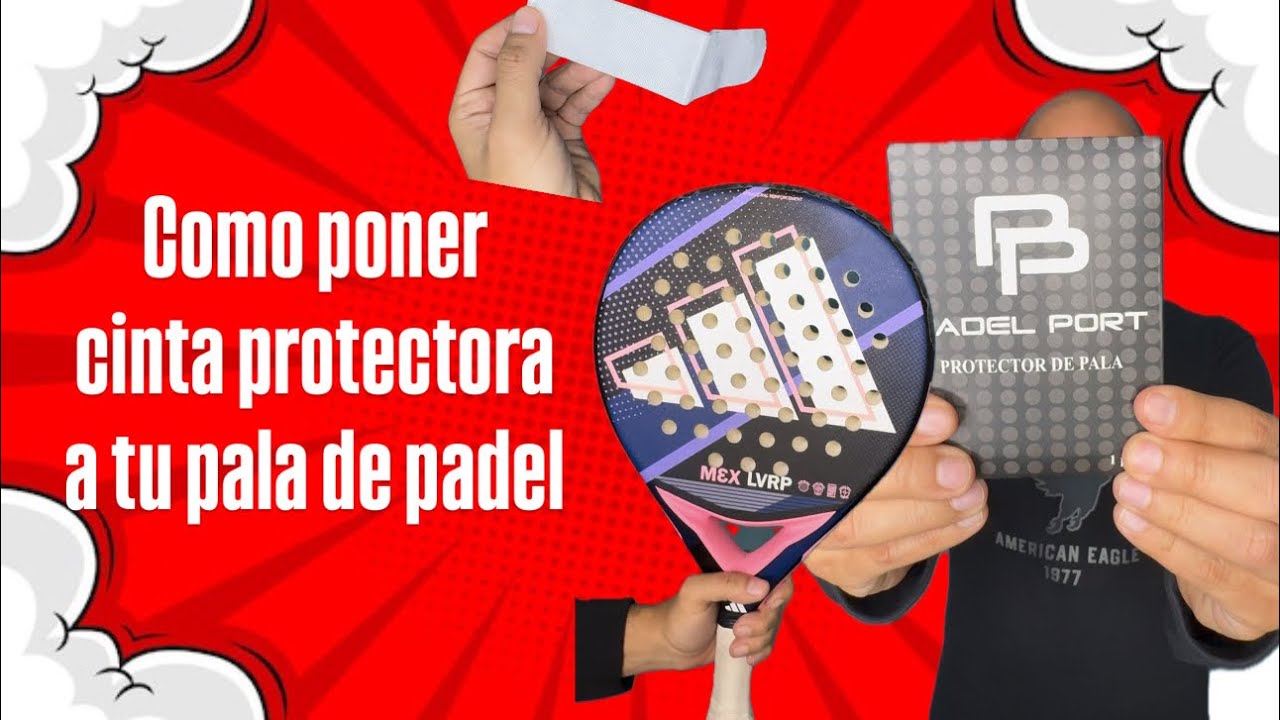 Como poner cinta peotectora a tu pala de padel