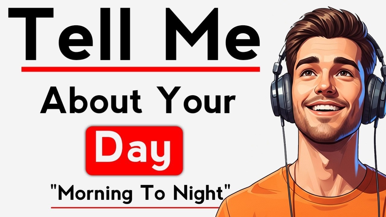 Talk About Your Day in English |English Listening & Speaking Practice | A1-A2 Level English