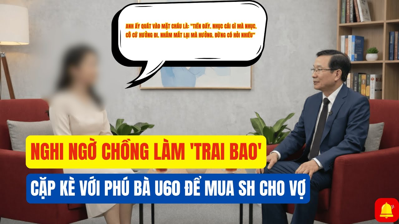 Nghi Ngờ Chồng Làm 'Trai Bao' - Cặp Kè Với Phú Bà U60 Để Mua SH Cho Vợ | Tâm Sự Cuộc Sống