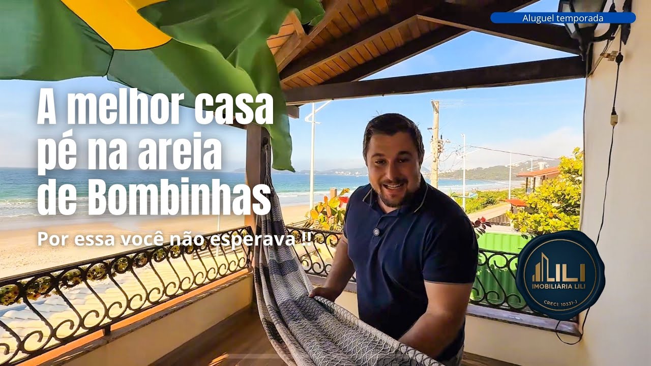 A melhor Casa Beira-Mar em Bombinhas: Tour exclusivo!