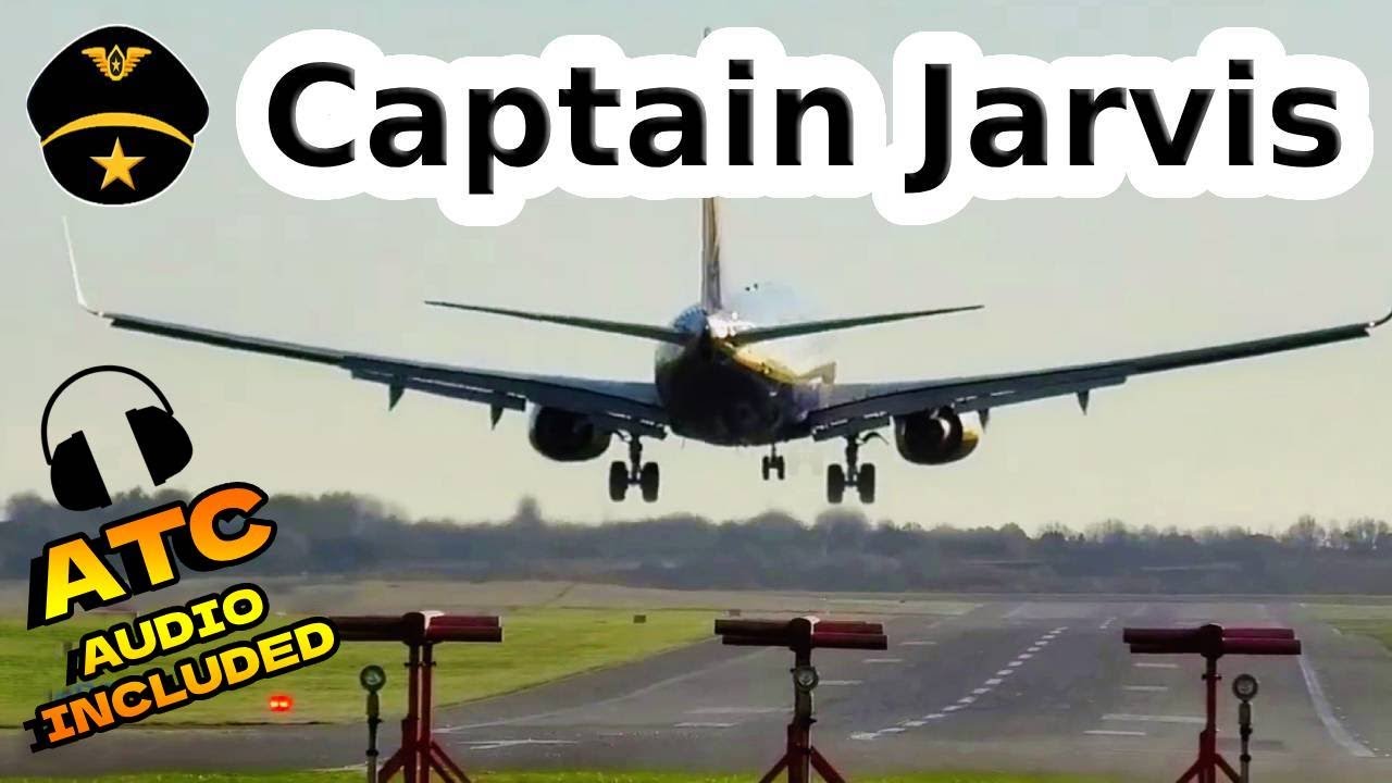 Retired Ryanair Captain Jarvis 👨‍✈️ FINAL LANDING with ATC wishing him all the best !
