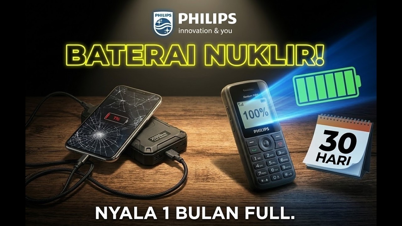 Philips Mobile: HP Anti-Charger, Yang Kini Menghilang Ditelan Android.