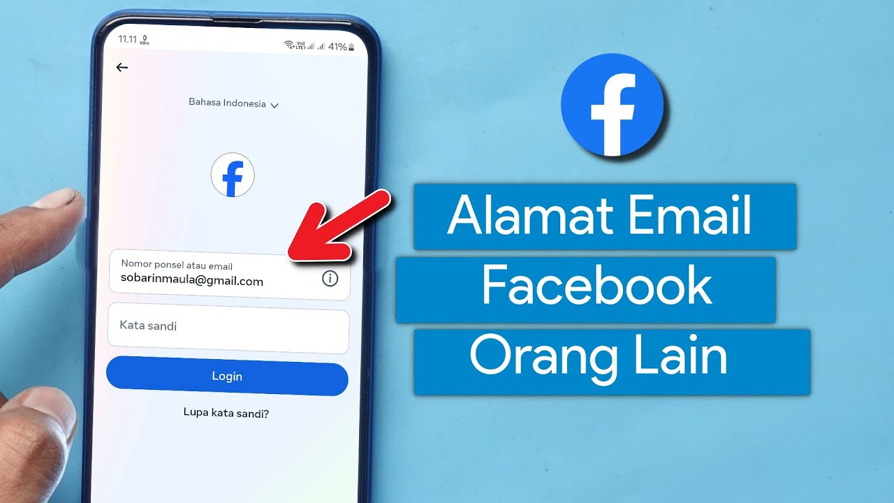 Cara Melihat Alamat Email Facebook Orang Lain