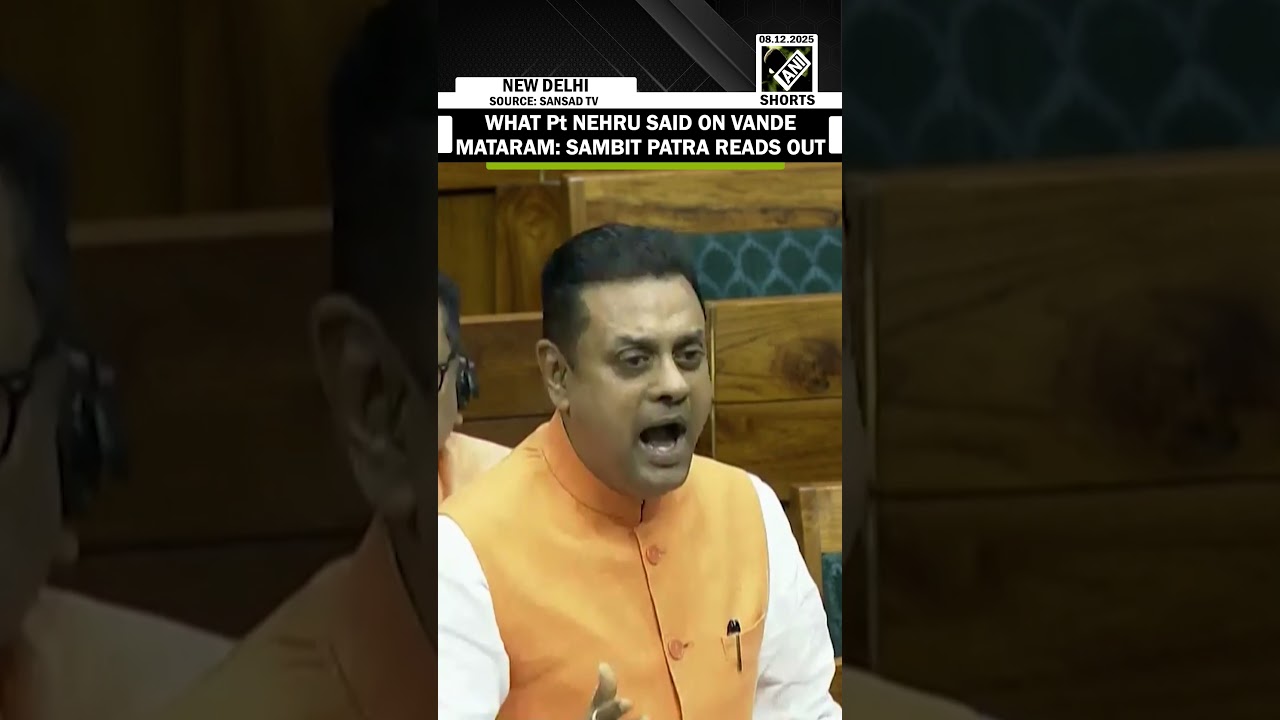 What Pandit Nehru said on Vande Mataram: Sambit Patra reads out in Parliament