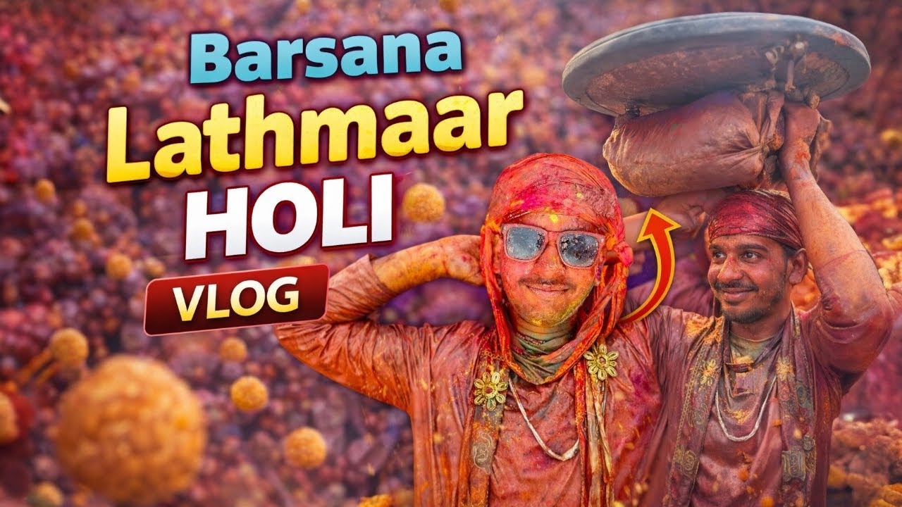 Lathmar Holi Ki Masti! ~ Barsana 🤩