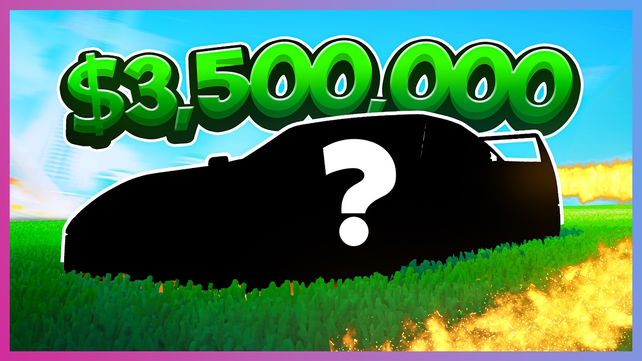 The $3.5 Million Rocket League Car