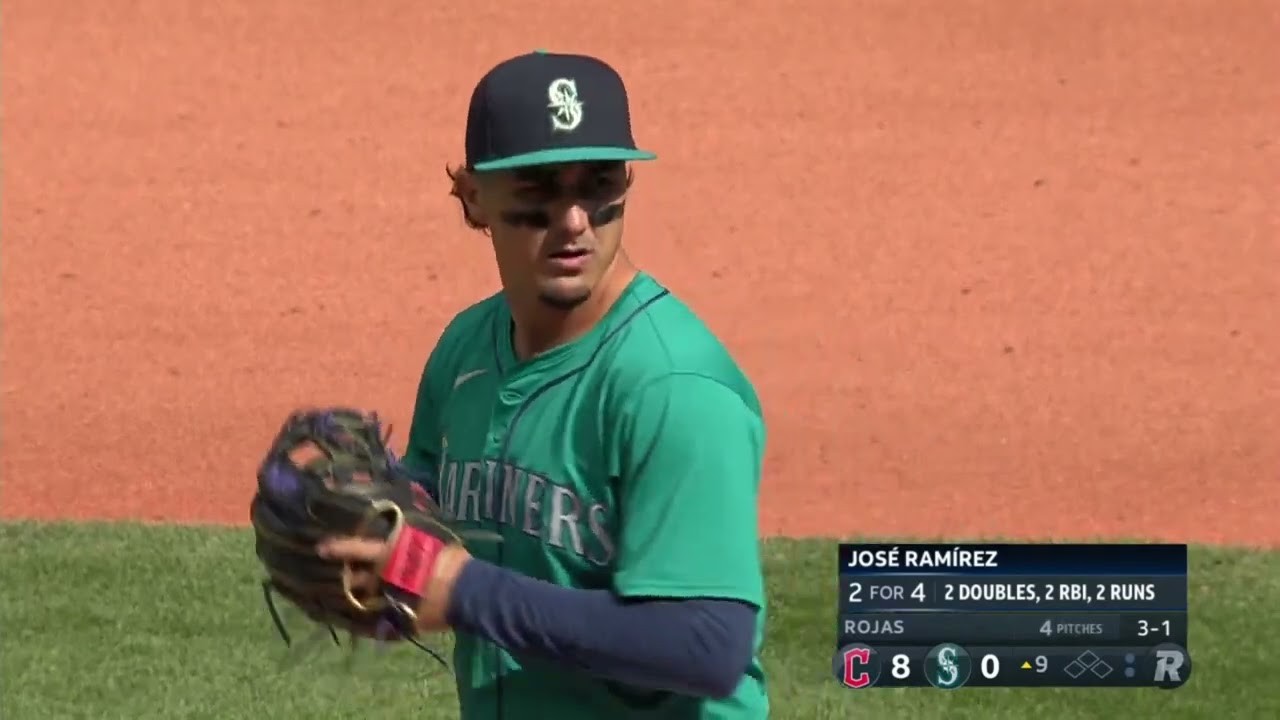 Josh Rojas Full Outing vs Guardians (Scoreless inning)
