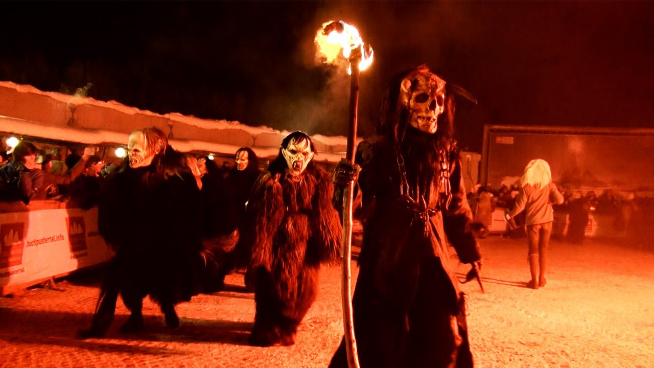 Krampus- und Perchtentreffen in Sexten 2013
