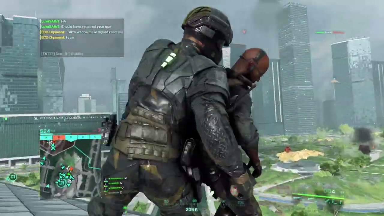 LukeSA1NTS Battlefield 2042: DEATH FROM ABOVE! #parachutejump