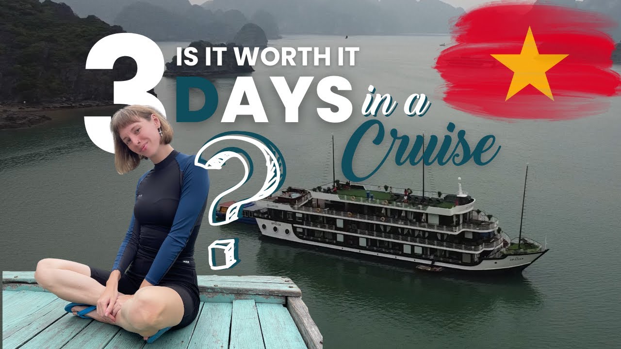 3 days on a HALONG BAY CRUISE - is it WORTH it? #halongbaycruise