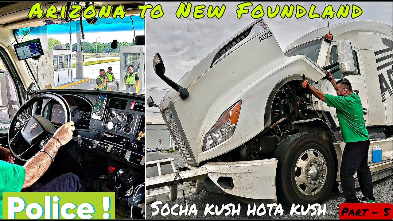 Quebec mai hi BAD NEWS mil gyi | 6000 km Solo Trip to Newfoundland | Canada Trucking Life | 635