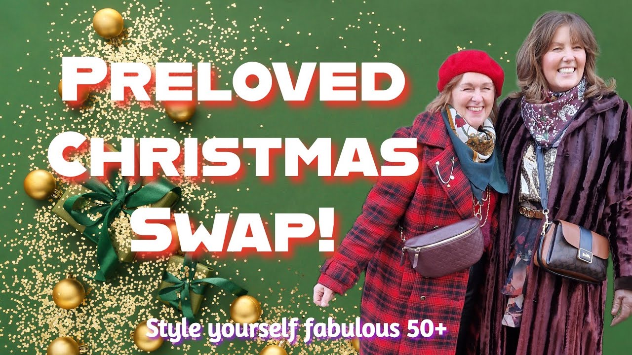 Мода после 50 — что можно купить за 20 фунтов?! 🎄 Обмен подержанными подарками между лучшими подр...