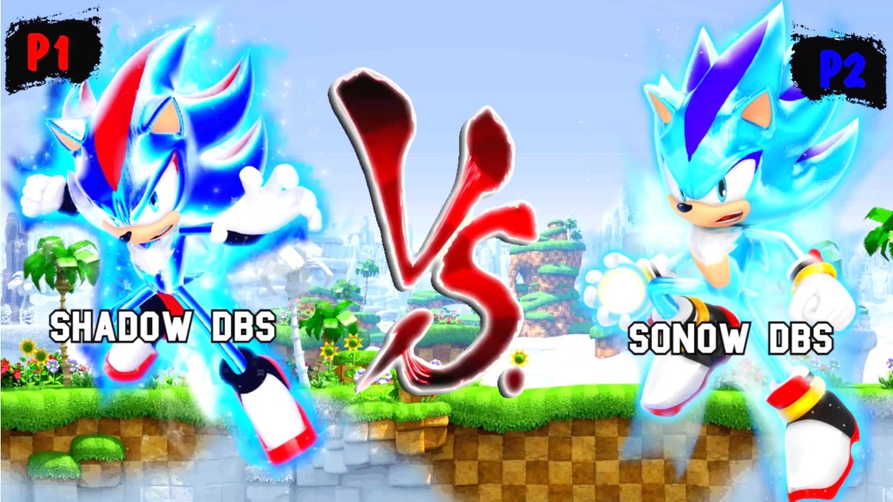 Shadow DBS VS Sonow DBS i Sonic Battle JUS MUGEN v4