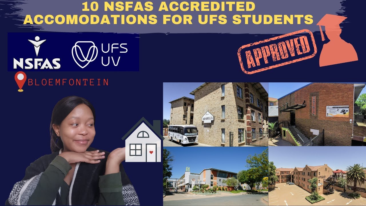 10 NSFAS ACCREDITED ACCOMMODATIONS FOR UNIVERSITY OF THE FREE STATE STUDENTS🇿🇦
