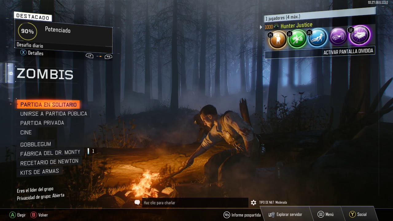 BLACK OPS 3 ZOMBIES - INTENTO DE PARTIDA PUBLICA -