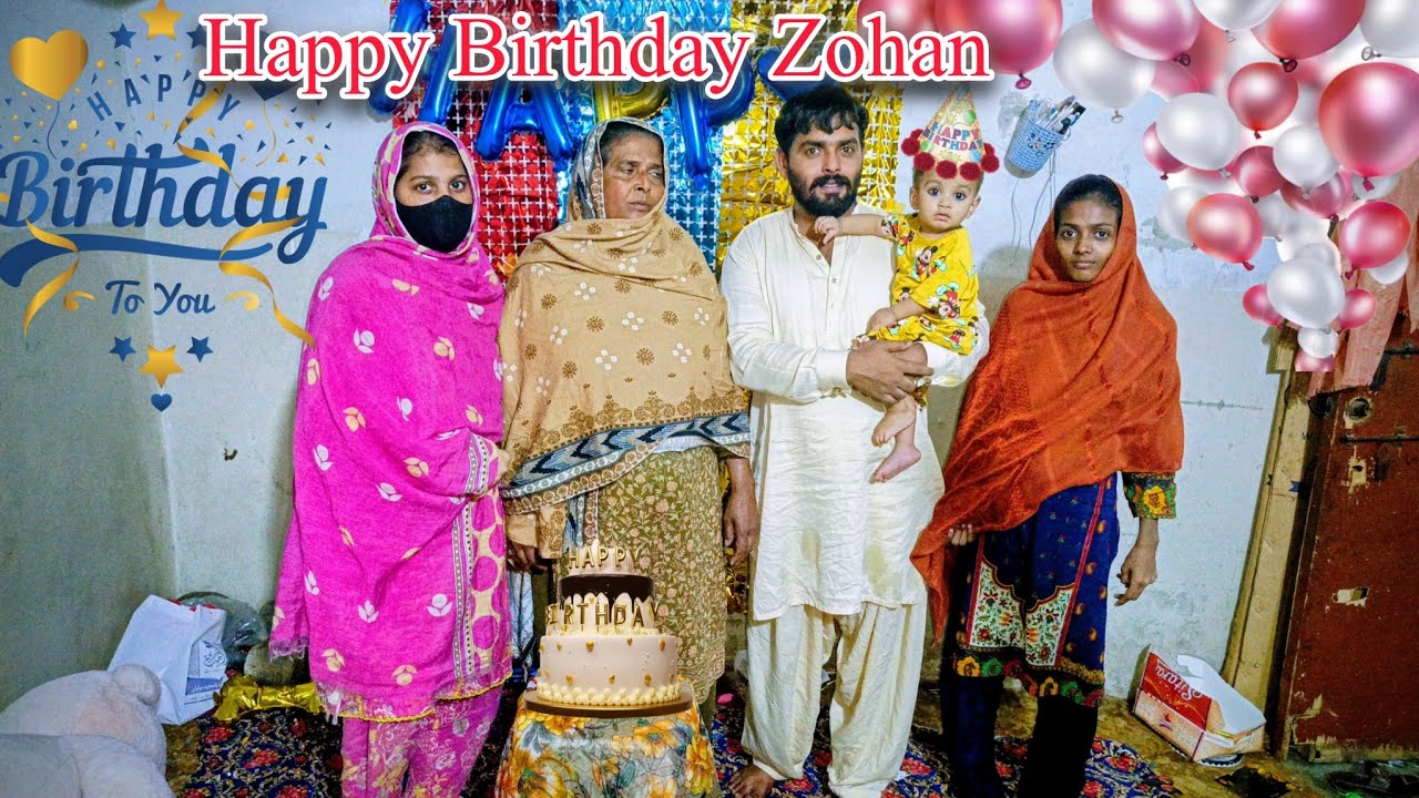 Happy Birthday Zohan🎂|| Family Life Style Happy birthday party|| Munazza family vlogs