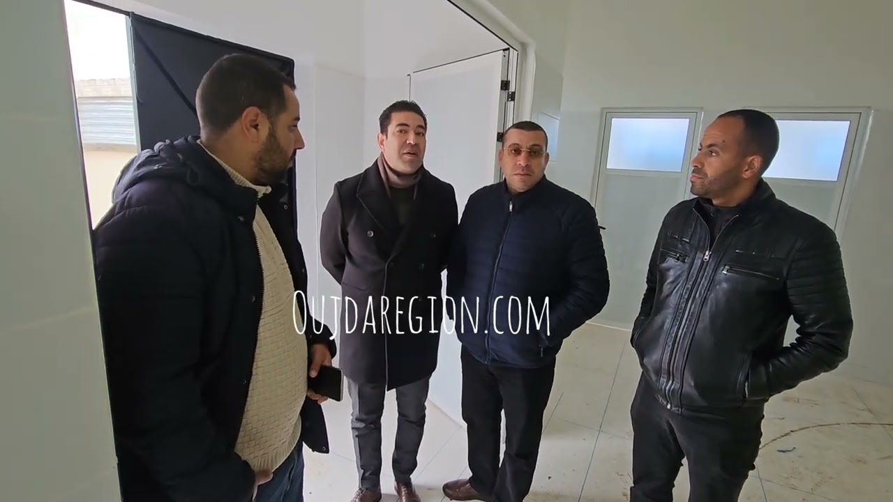 زيارة بوعرورو رئيس مجلس جهة الشرق رفقة ابراهيمي رئيس النعيمة بالسوق الاسبوعي الجديد بمواصفات حديثة