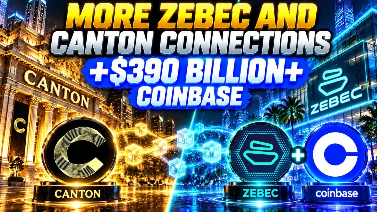 🚨 ZEBEC & CANTON🚨MORE CONNETIONS + COINBASE +  $390 Billion🚨