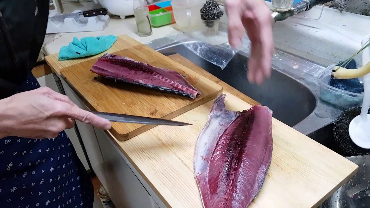 小明廚房日記~ 鲣魚三枚切冷藏熟成