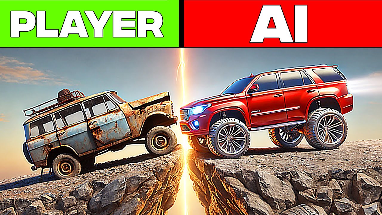 How AI is Trying to WIN Me at my OWN Obstacle Course in BeamNG