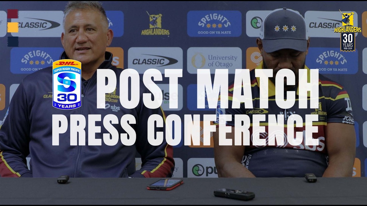 Jamie Joseph x Timoci Tavatavanawai | Highlanders V Chiefs | Round 2 | Super Rugby Pacific 2026