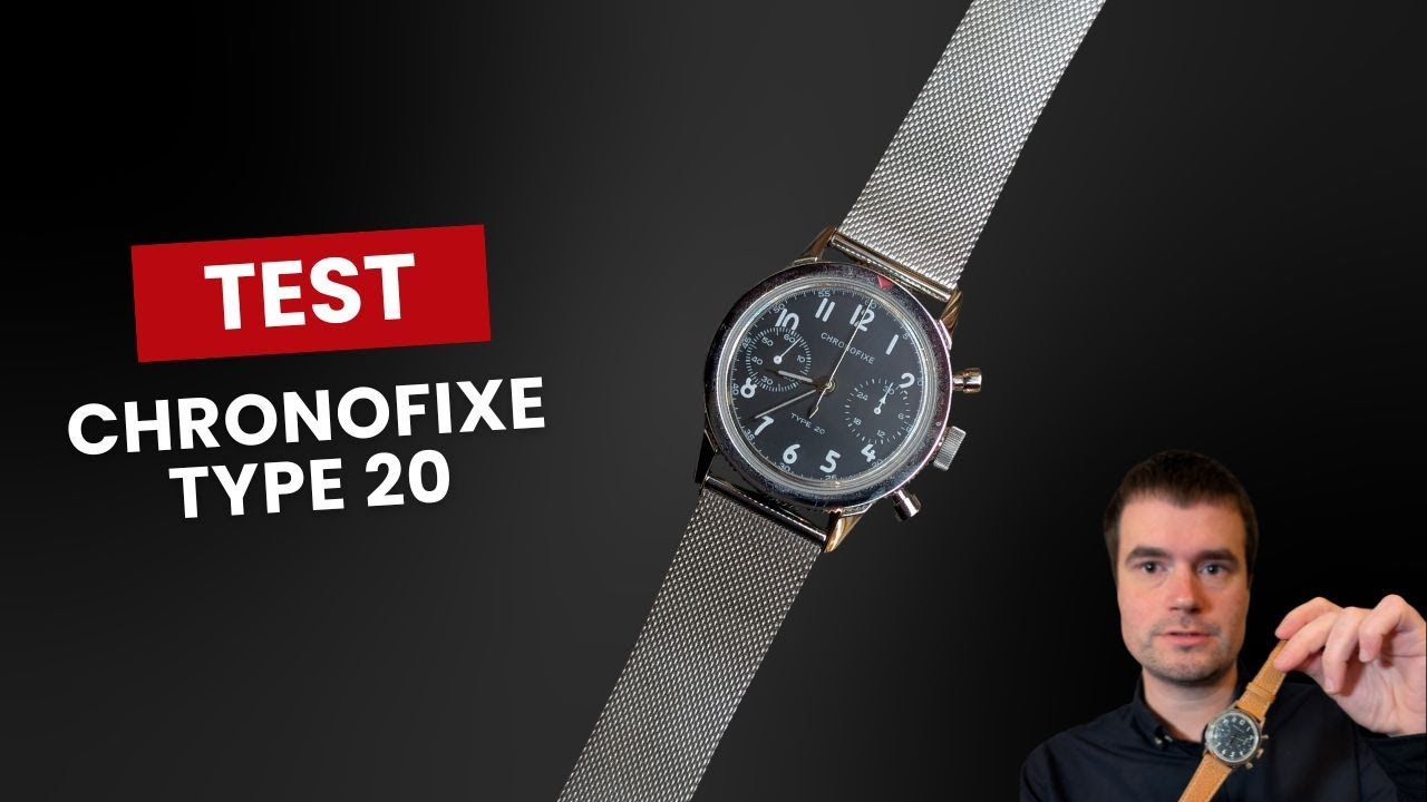 Test de la Chronofixe Type 20 : un chrono néo vintage au prix imbattable !