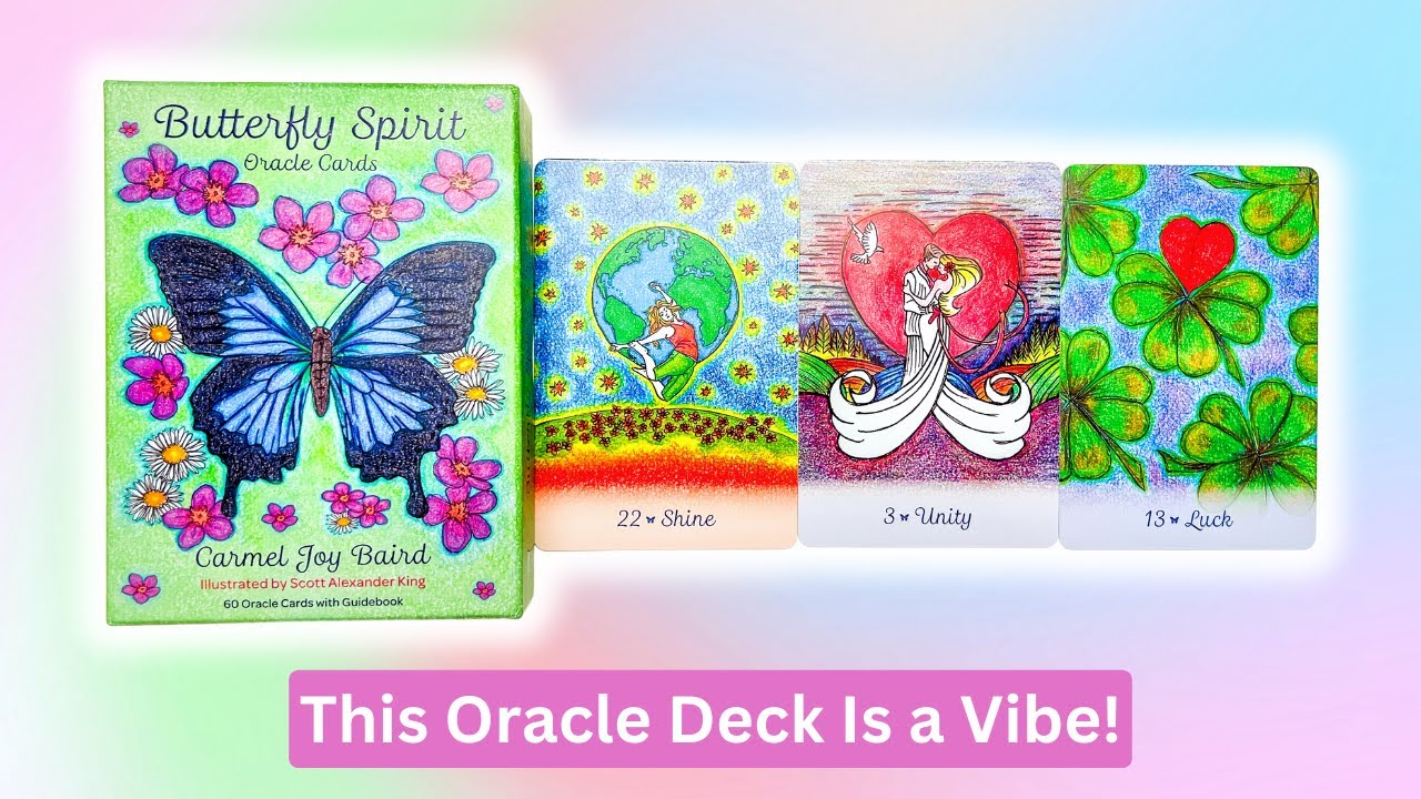 Butterfly Spirit Oracle Cards Unboxing 🦋🌸💚