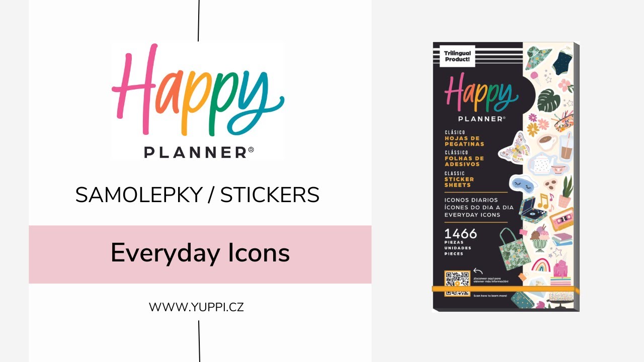 Samolepky Happy Planner stickers -  Everyday Icons | SVP130-l238