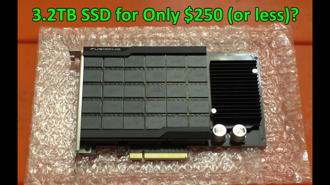 3.2TB Fusion IO Enterprise SSD For Only $250 (or less)?