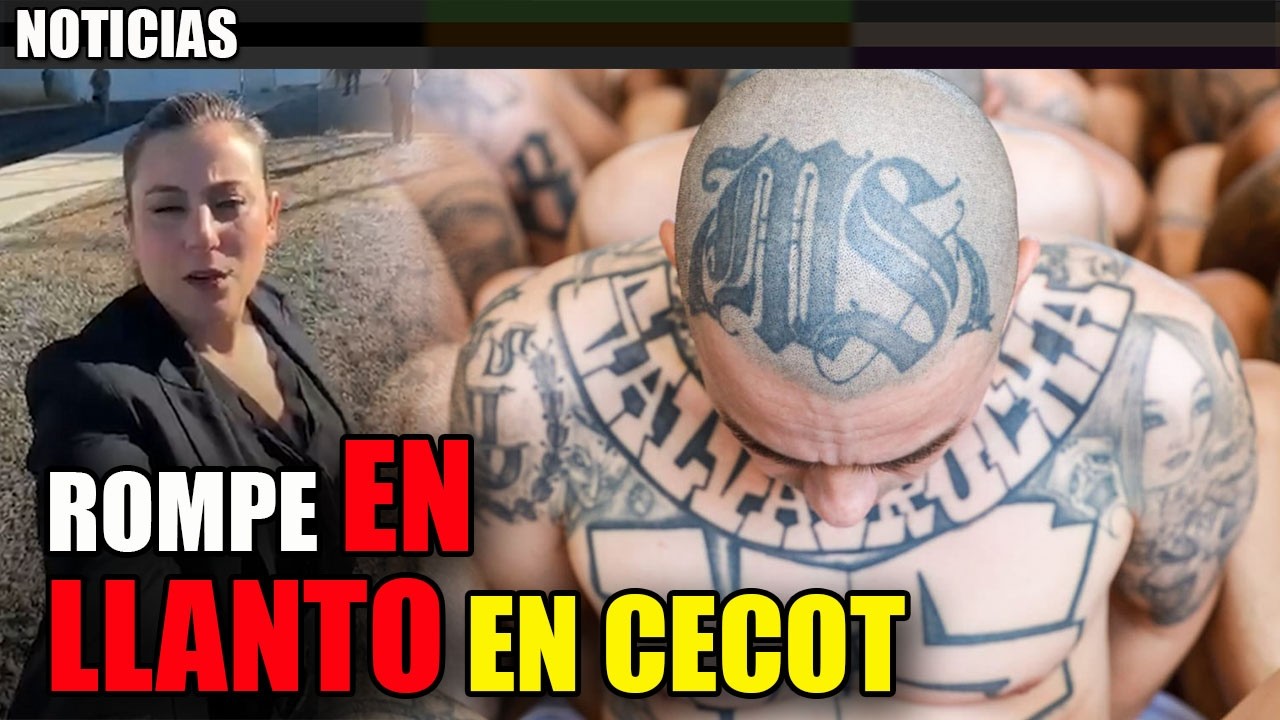 MOMENTO EXACTO donde LLORO en el CECOT periodista Chilena