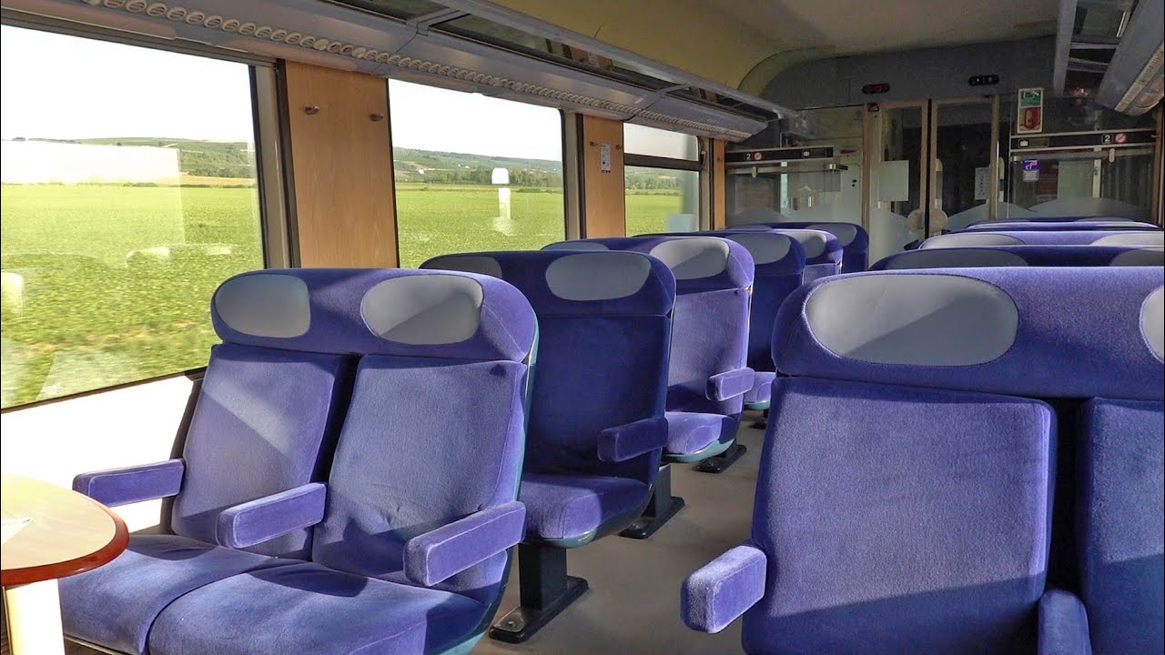 Train ride aboard a Corail coach