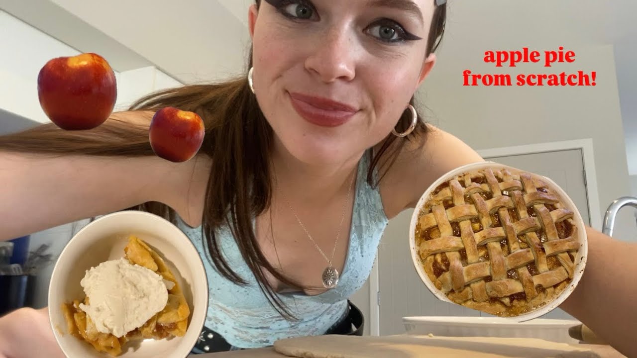 bake with me (homemade apple pie) 🍎