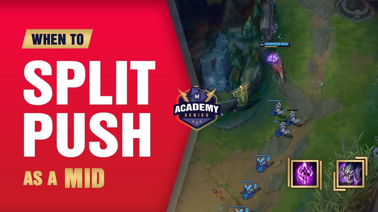 When to Split Push as a Mid (Mobalytics Academy Series) - League of Legends