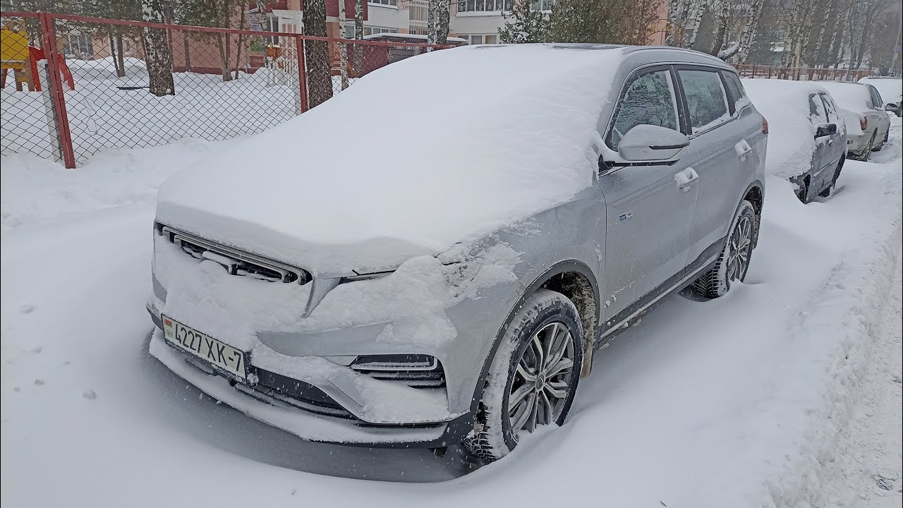 Geely Atlas Pro. Как чувствует себя машина в морозы. Подробно :)