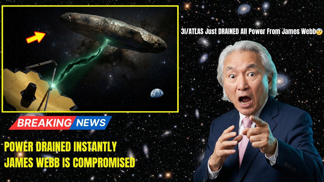 3I/ATLAS Just DRAINED All Power From James Webb Telescope — Then Sent It Back DOUBLED | Michio Kaku