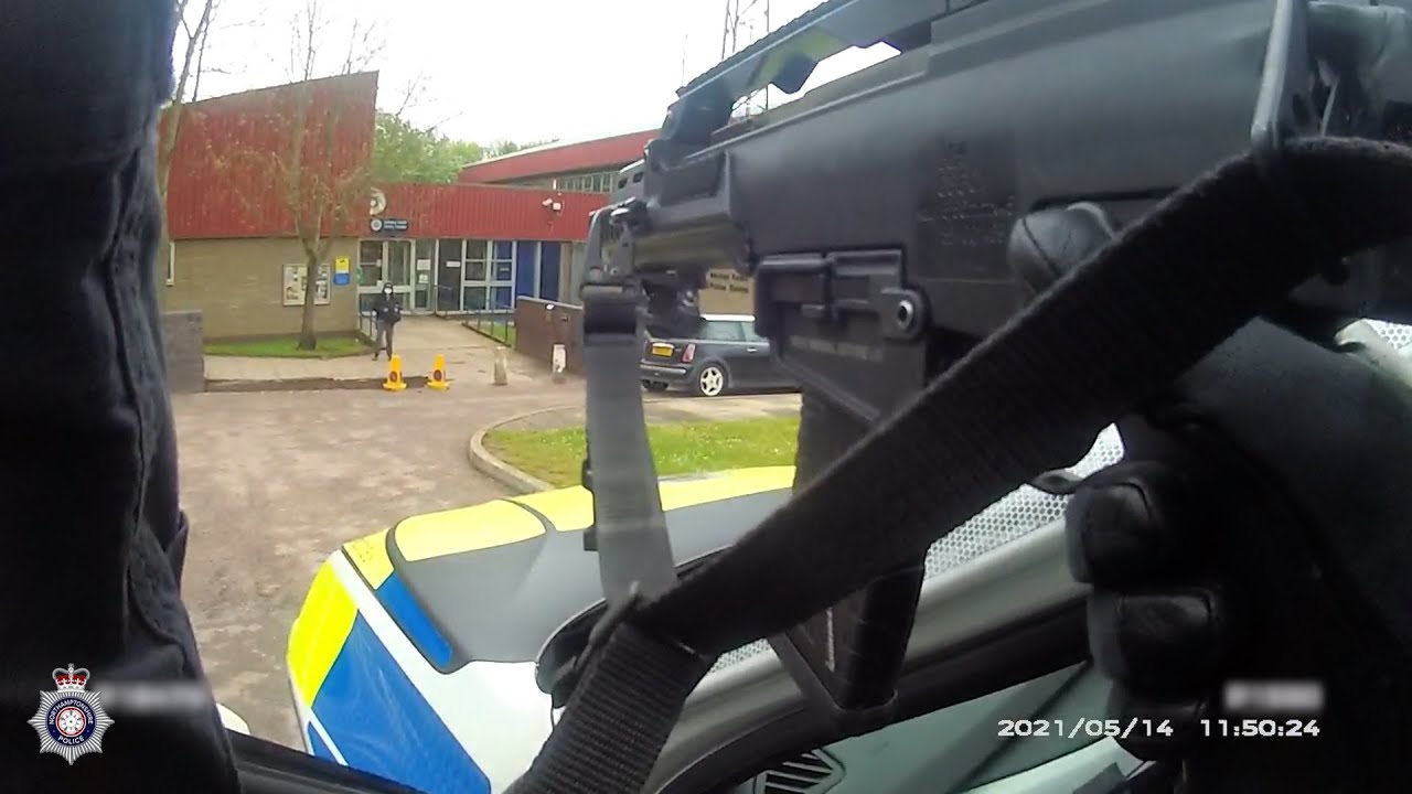 Footage of Weston Favell bomb hoax released